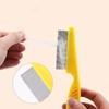 1pcs Pet Hair Shedding Comb Stainless Steel Flea Comb for Cat Dog Pet Comfort Flea Hair Grooming Comb Dog Brush Grooming Tools