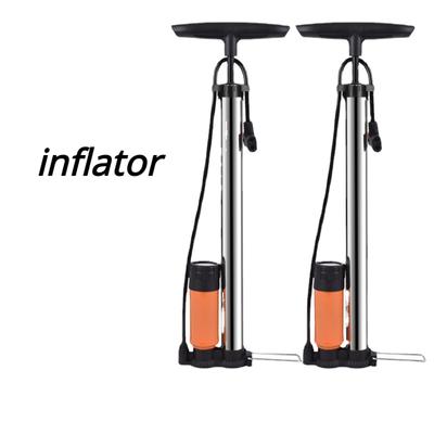 Bicycle Pump Portable, Ball Pump Inflator Bicycle Floor Pump With High Pressure Buffer The Easiest To Use Bicycle Pump Valve