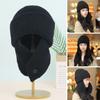 Knitted Winter Hat Warm Ear Protection Cap Fashion Earflap Bonnet  Women