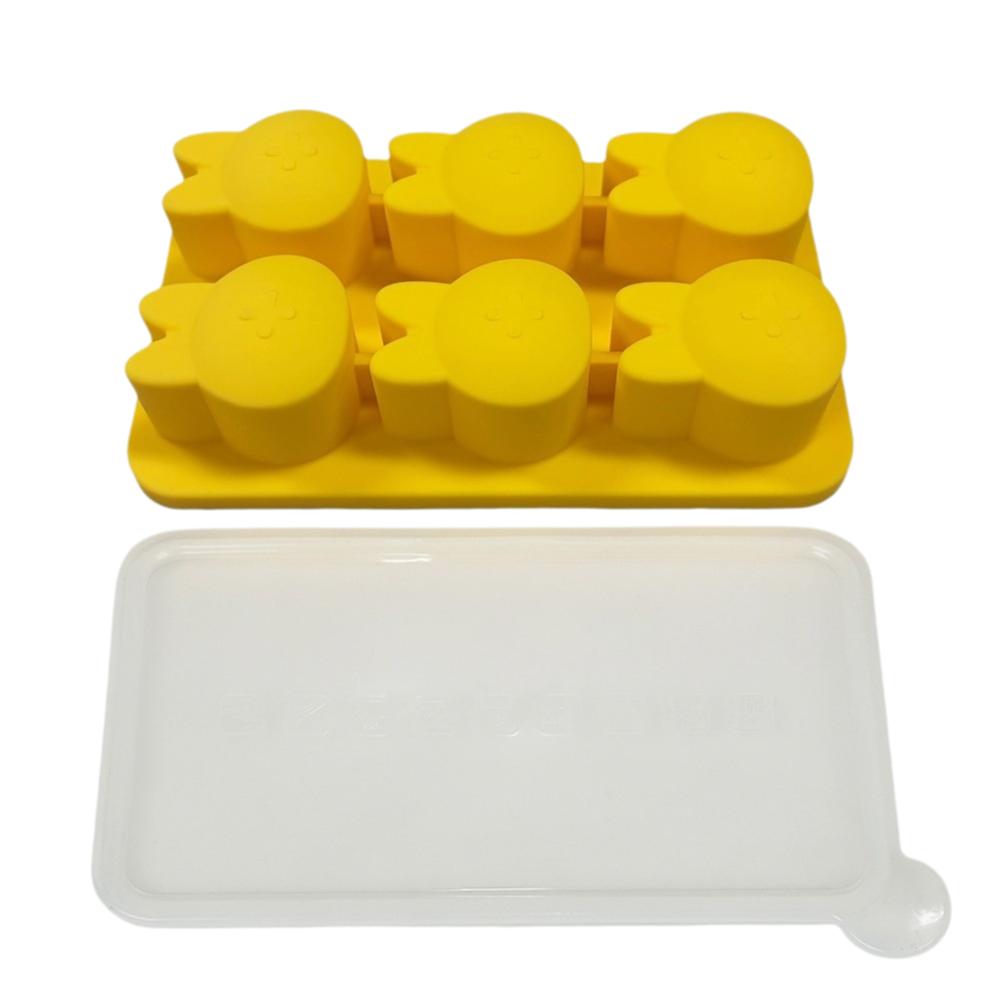 Food Grade Ice Ball Mold Flexible Rabbit Ice Cube Tray 3D Shape Animal Ice Cube  for Freezer