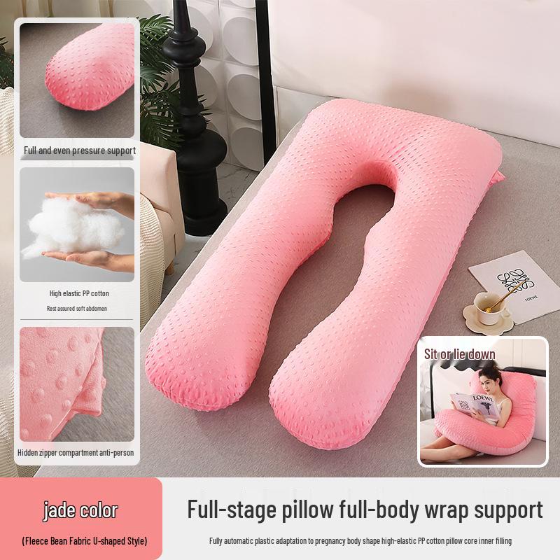 Pregnancy Support Pillow: G, U & L Shapes for Side Sleeping & Back Support