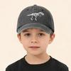 Embroidered Dinosaur Baseball Cap Cotton Kids Sports Hat Casual Sun Hat  Summer