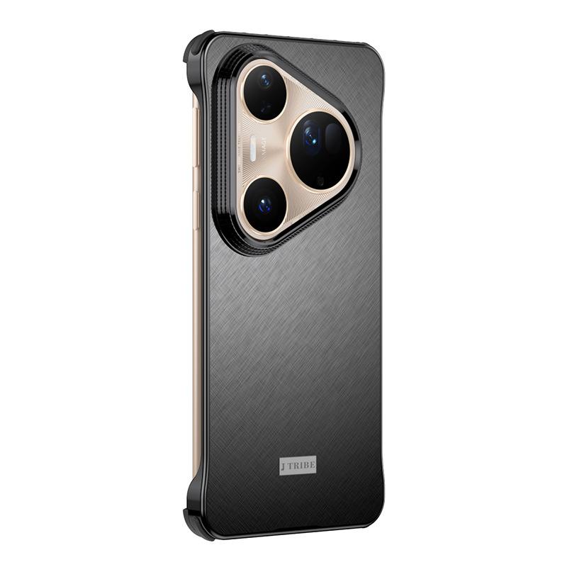 Applicabile a custodia per cellulare Huawei pura80pro senza bordi metallo 80ultra quattro angoli anti-caduta dissipazione del calore business celebrità di Internet