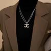 2025 Herfst Geurige Stijl Dubbele C Ketting: Luxe, Niche Design, Eenvoudige Mode, Herfst-Winter Persoonlijkheid.