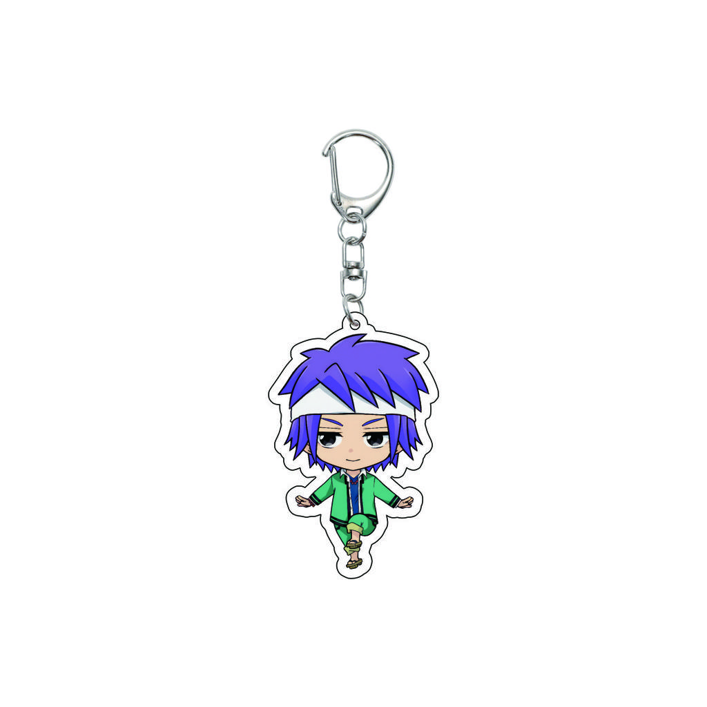 55MM Κλειδοθήκη Anime Η Καταστροφική Ζωή του Saiki K Saiki Kusuo Teruhashi Kokomi Κλειδοθήκη Ακρυλική Πλάκα Μοντέλου Χριστουγεννιάτικα Δώρα