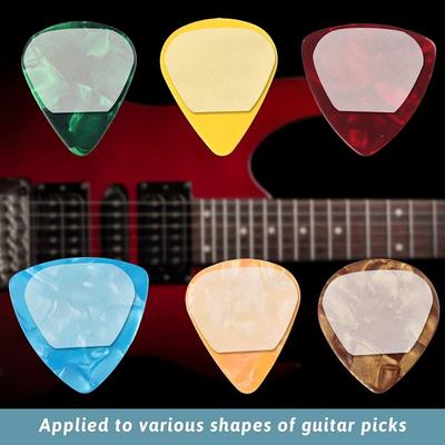 16/20Pcs New Non-Slip Guitar Pick Grips Silicone Adhesive Silicone Guitar Pick Reusable Durable Guitar Pick Stickers