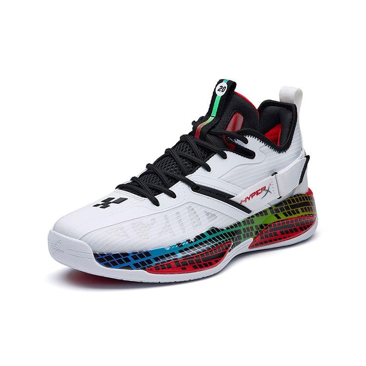 Anta Kuang Chao 5 Pro Męskie Profesjonalne Buty do Koszykówki Edycja HYPERX Białe Czarne Wielokolorowe 112231103-11