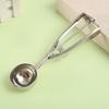 Stainless Steel Ice Cream Scoop Digging Spoon With Spring Handle Ice Cube Mold Fruit Scoop Ice Tray Mold Kitchen Accessories