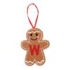 Gingerbread Man Ornaments Initial Alphabet Monogram Gingerbread Hanging Ornament Family Name Letter Xmas Tree Decor