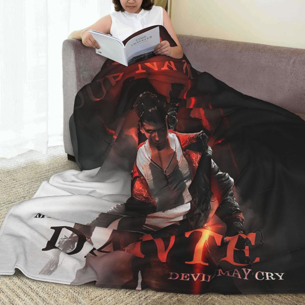 Dante - Devil May Cry  Blanket Fleece Sofa Throw Blanket Breathable for Couch Bedding Outdoor Throws Bedspread Quilt