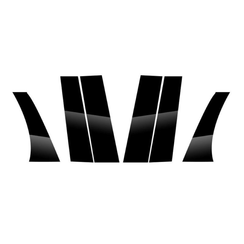 Hight Quality For Mitsubishi Outlander 2006-2012 Polished Pillar Posts Window Trim Cover BC Column