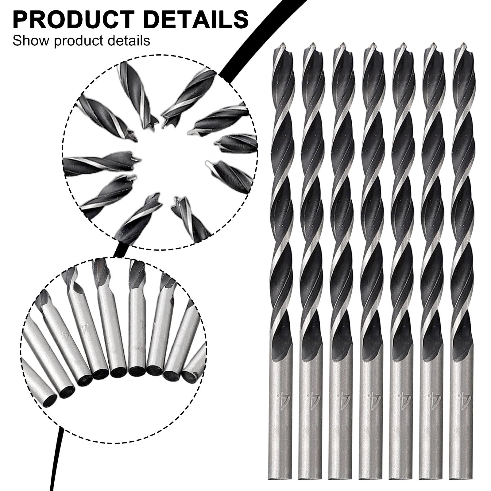 

Wood Drill Bit Home Garden Woodworking Workshop 10pcs 4mm Diameter Carbon Steel Center Point Hardwood Brand New China Mainland