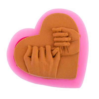 Heart Mold Easy Clean Easily To Demoulding Heat-resistant Non-stick Silicone Love Finger Hook