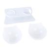 Cat ear shape Cat Feeding Bowl Transparent body Neck Protector Bowl  Puppy kitten use