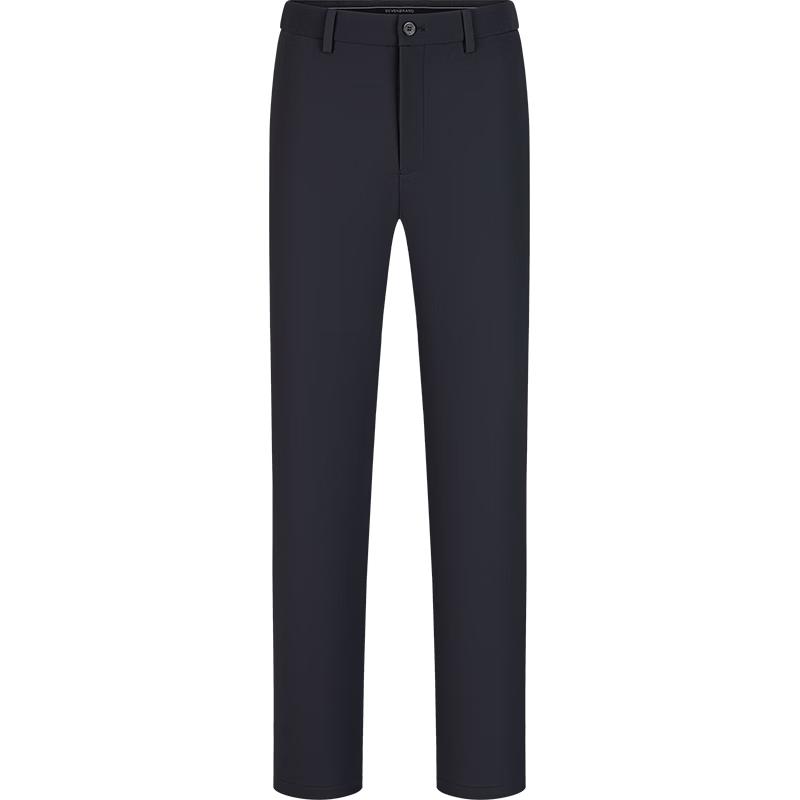 SEVEN Men's Fleece-Lined Stretch Business Casual Trousers
