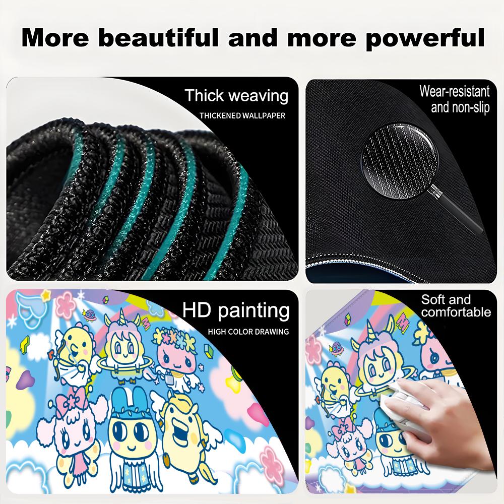 40X90CM T-Tamagotchi I Mouse Pad Non-slip Desk Mat PC Laptop Accessories Rubber Office Keyboard Large Gamers Decoracion