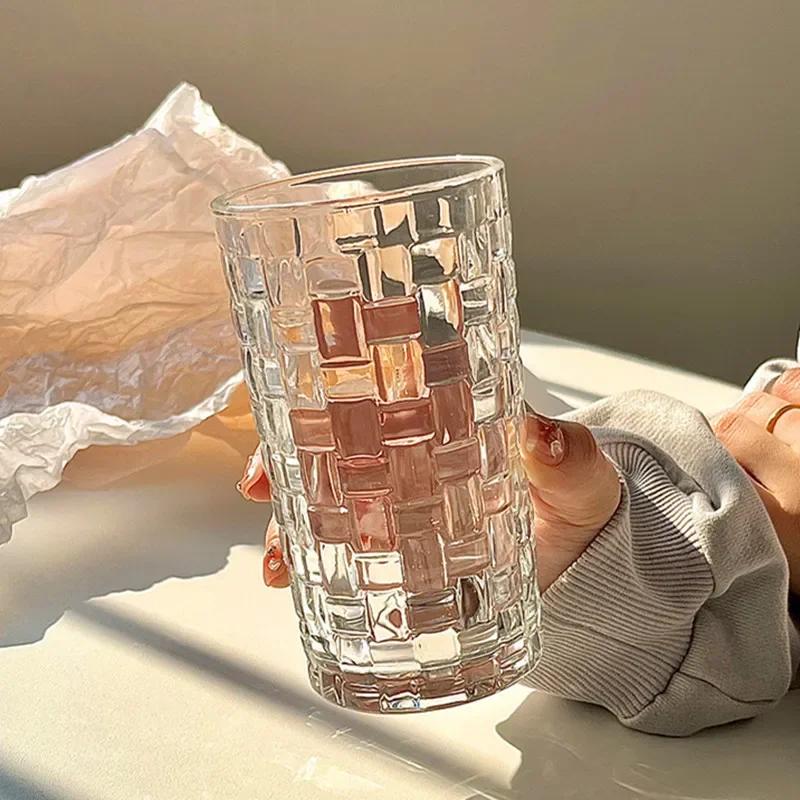 Nordic Whisky Crystal Cocktail Wine Drinking Glasses Bar Beer Transparent Water Cup Juice Tea Cups Champagne Glass Coffee Mug