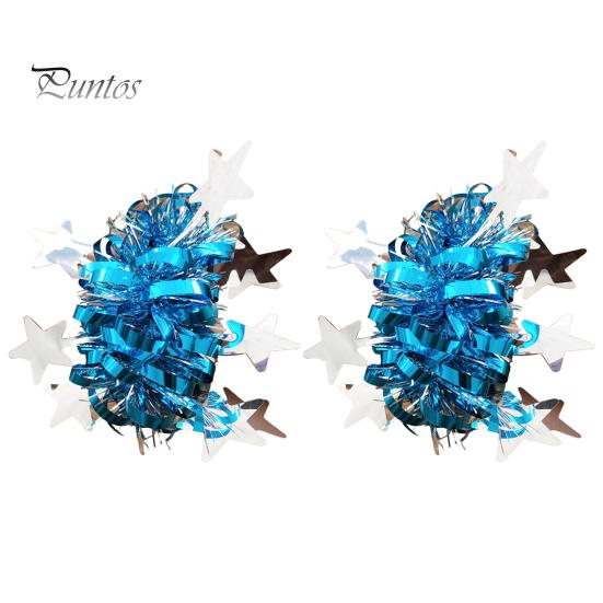 

2 шт., детский танцевальный браслет на запястье, цветок, звезда, декор, яркие цвета, эластичная резинка, браслет, детская одежда для выступлений, аксессуар для вечеринки серебряный/синий