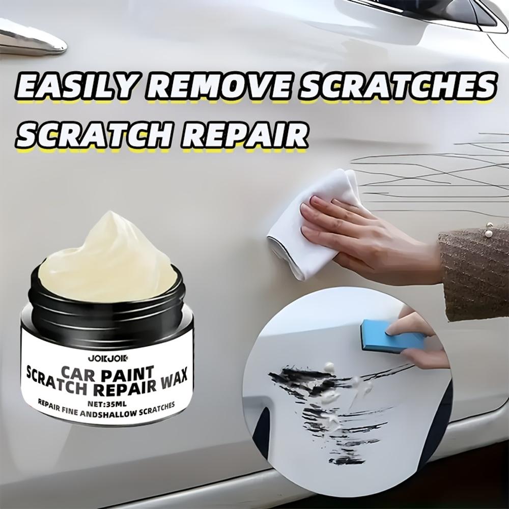 Premium Car Scratch Repair Wax, Suitable for Polishing and Repairing Scratches On All Vehicles. Quickly Restores Scratches On Ca
