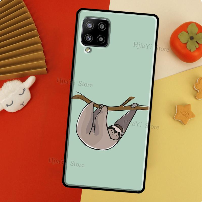 Sloth Stack Phone Case For Samsung Galaxy A51 A70 A71 A72 A52 A41 A31 A02S A12 A21S A20e A10 A40 A50