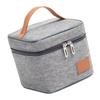 Lunch Bag   Grey Thickened   Proof Reusable Insulated Lunch Cooler Bag for Picnics Outdoor Travel