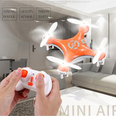 Mini drone de 2,4 Ghz Jucării de buzunar LED Quadcopter cu 6 axe Zboară ușor pentru copii începători