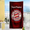 Bayern Munich Personalized Name Beach Towel Super Soft Microfiber Quickdry Fabric Suitable for Sports Travel Swimming Yoga Bathroom Beach And Pool
