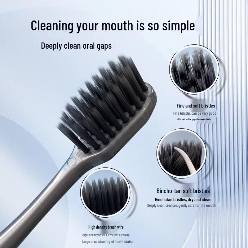 Shuke Carbon Fiber U-Shaped 3-Sided Toothbrush