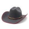 Western Cowboy Hat Woolen Top Hat Big Eave Hat Minority Style Jazz Hat