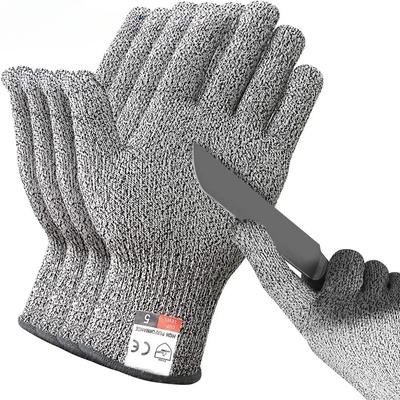 Schnittfeste Handschuhe der Klasse 5, Küche, HPPE, kratzfest, Glasschneide-Sicherheitsschutz für Gärtner