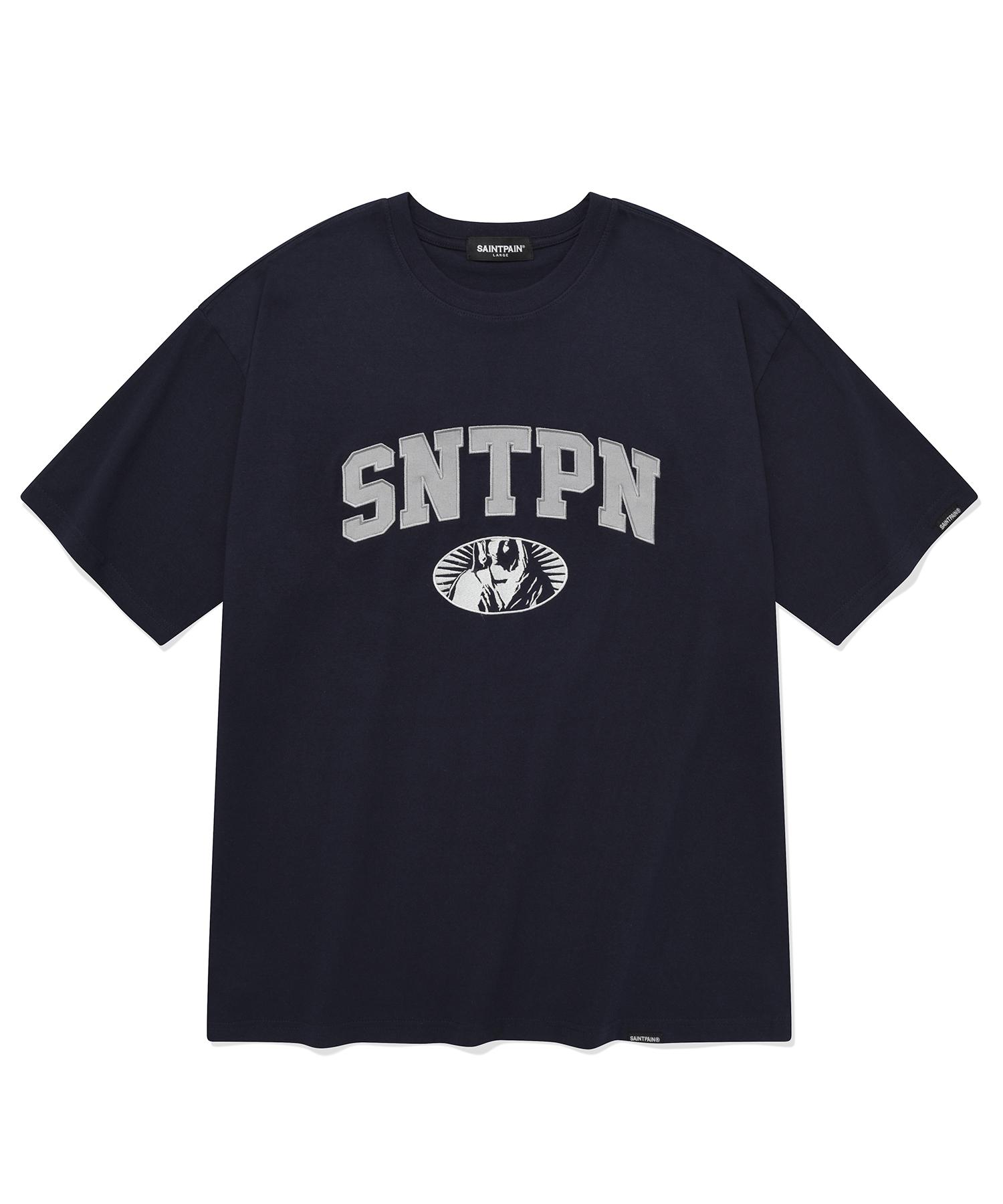 Saint Pain Sp Sntpn Arch Logo T-Shirt - Navy Navy/M