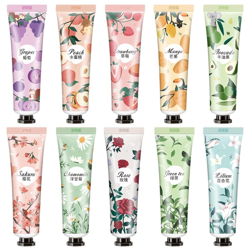 Fruit Plant Fragrance Hand Cream Anti Dry Hands Repair Hand Lotion Fast Absorbing Non Greasy Moisturizing Hand Care Cream