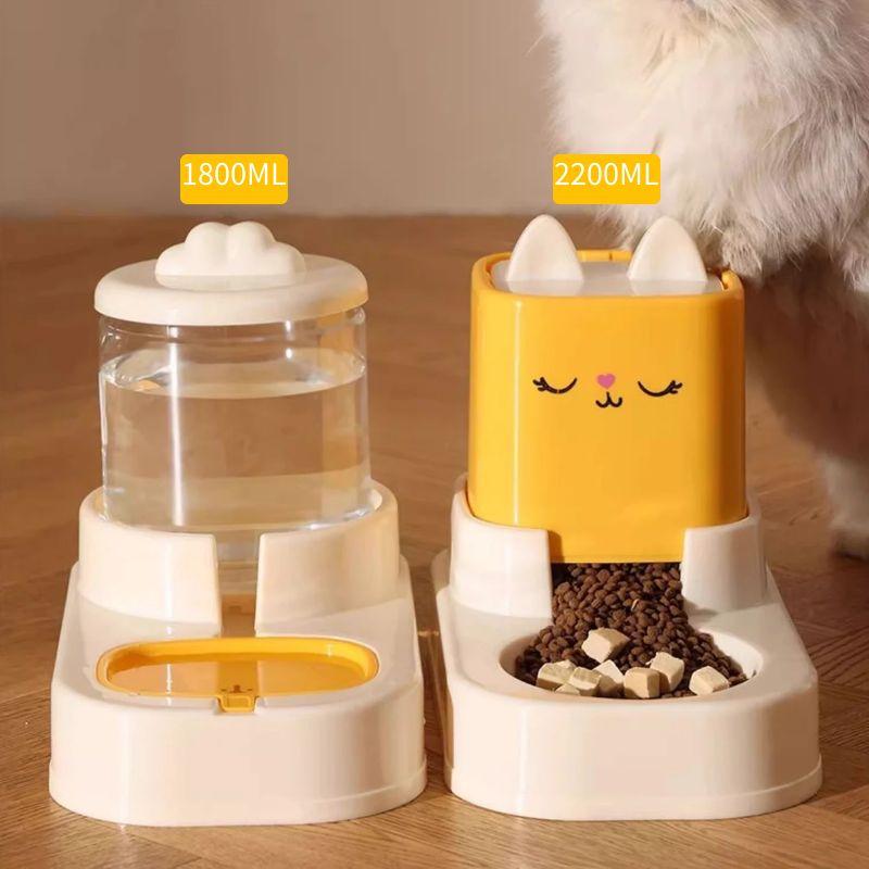 Automatic Cat Feeder Pet drinking bowl large capacity food storage bucket Easy Clean Cats Dog Accessories