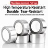 Self-Adhesive Aluminum Foil Tape High Temperature Fireproof Tape New Tin Foil Paper Tape