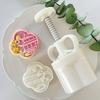 Ice Skin Pastries Mold Hand Pressed Mooncakes Mold Festival Bean Pastes Cake Molds Dessert ABS Moulds for Cooking Lover