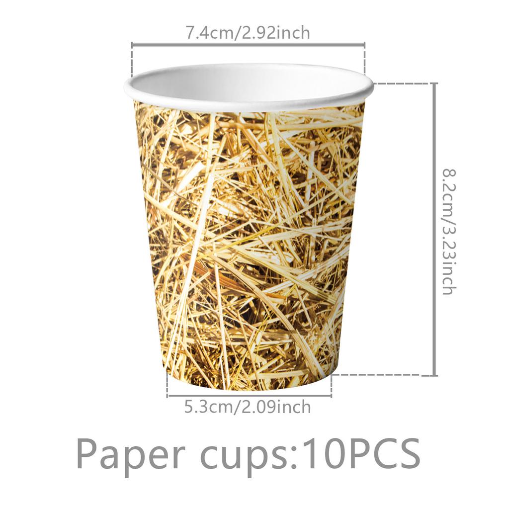 Haystack Party Supplies Birthday Decorations Haystack Theme Western Cowboy Haystack Arrangement Props