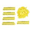 100PCS Livestock Ear Tag Thickened Plastic Convenient Identification Cattle Numbered Ear Label for Cows Pigs Goats