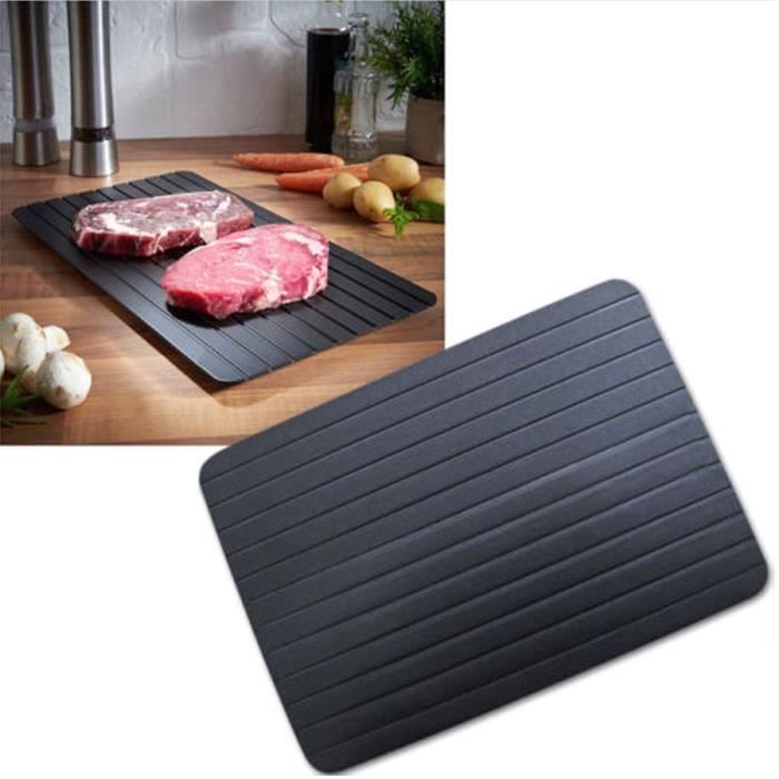 Plaque de Décongélation rapide des Aliments - Couleur Noir