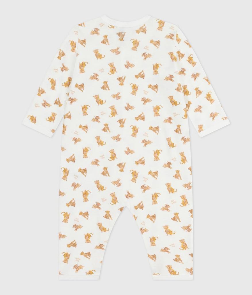 Petit Bateau Footless Romper 60cm A0E6A, Off-White/Beige, 3-Months,