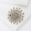 Original Single Rhinestone Crystal Multi-Color Large Flower Brooch Brooch Clothing Accessories