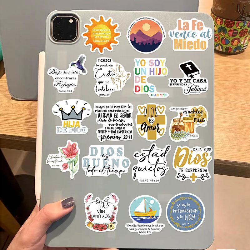 50 Spanish Style Sheng Jingjing Stickers Suitcase Guitar Notebook DIY Waterproof Stickers
