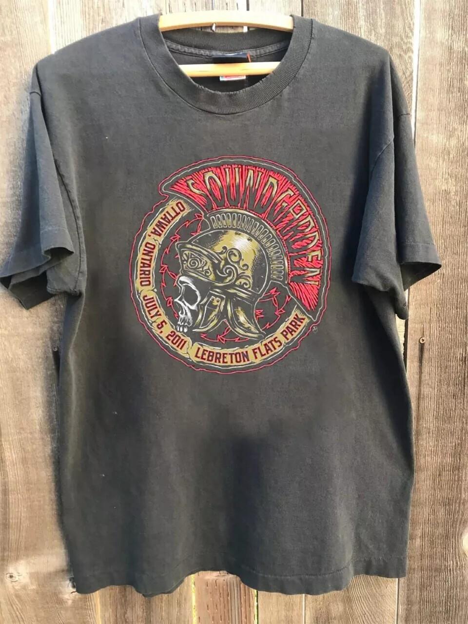 New Soundgarden Band 90s Basic Style Charcoal Unisex Tshirt For Men Women XXL
