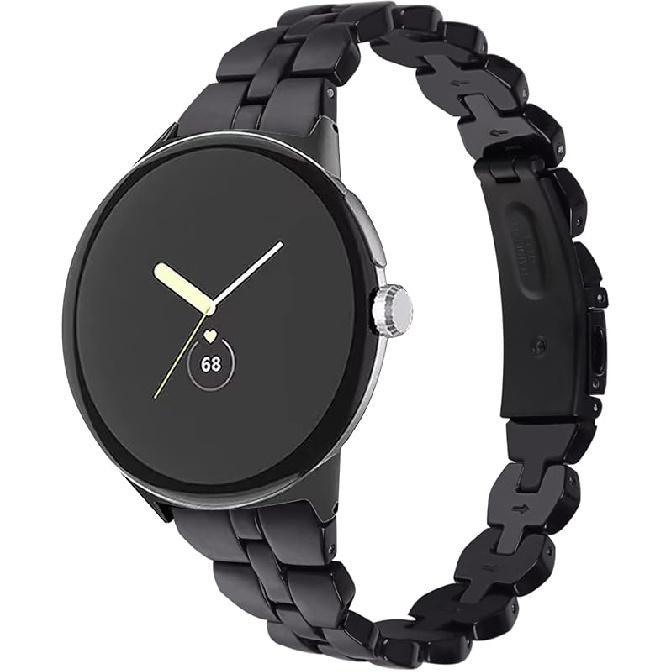 FitTurn Compatible Google Pixel Watch Band, Resin Replacement Bracelet for Women & Men (not for Watch 3 45mm) Color 5