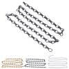 2Pcs Hanging Chain One Meter Rustproof Anticorrosion Convenient Assembly Light Fixture Chain for DIY