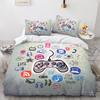 Game Printed Soft Duvet Cover Set Gamepad Video Game Controler Beding Set for Children Kids Tens Young Boys Bedrom Comfortable Quilt Cover featuring