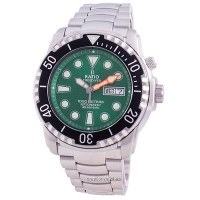FreeDiver Helium-Safe 1000M Sapphire Automatic 1068HA96-34VA-GRN Men's Watch