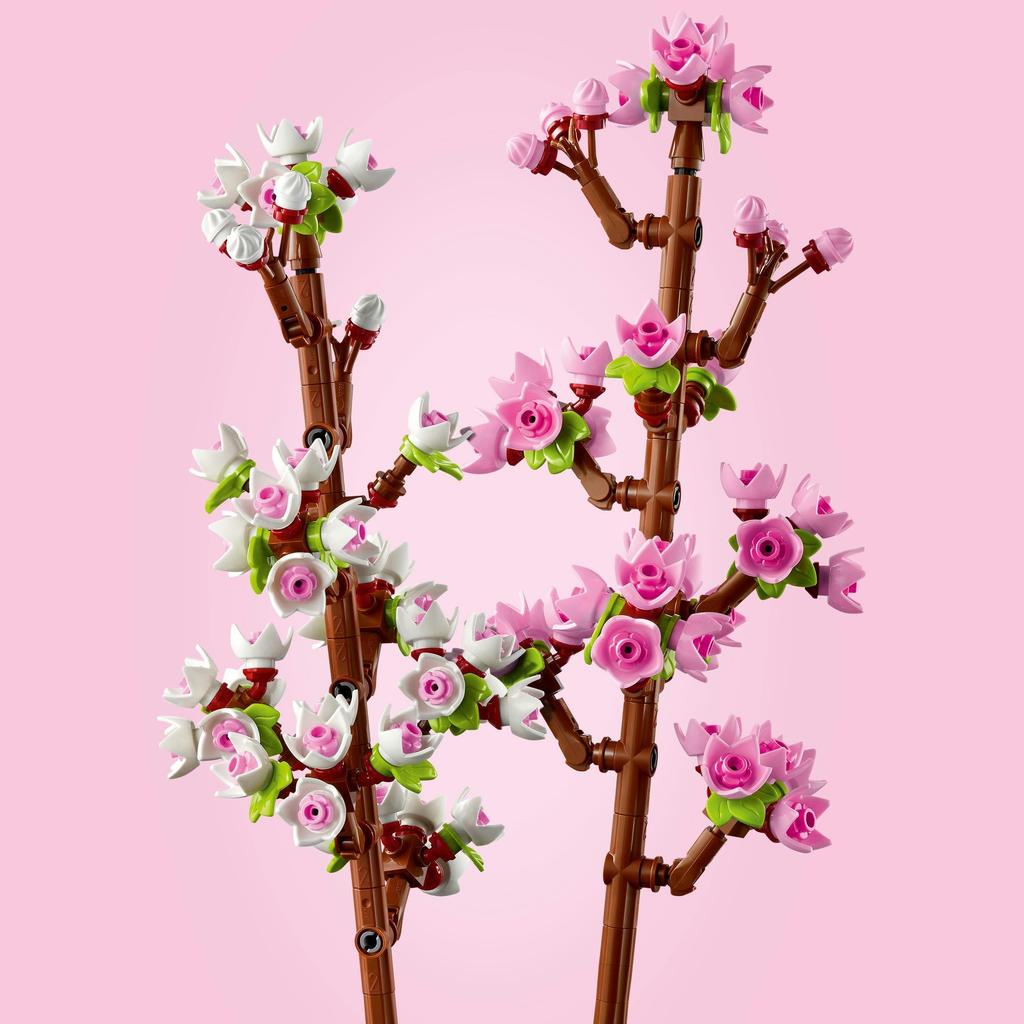 LEGO Botanical Cherry Blossom Toy - Birthday Present for Girls and Boys, Ages 8, 9, 10, Elementary School Students - Building Blocks - Flower Bouquet