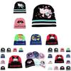Cozy Knit Kawaii Kuromi Stitch Character Beanie Hat For Stylish Winter Warmth