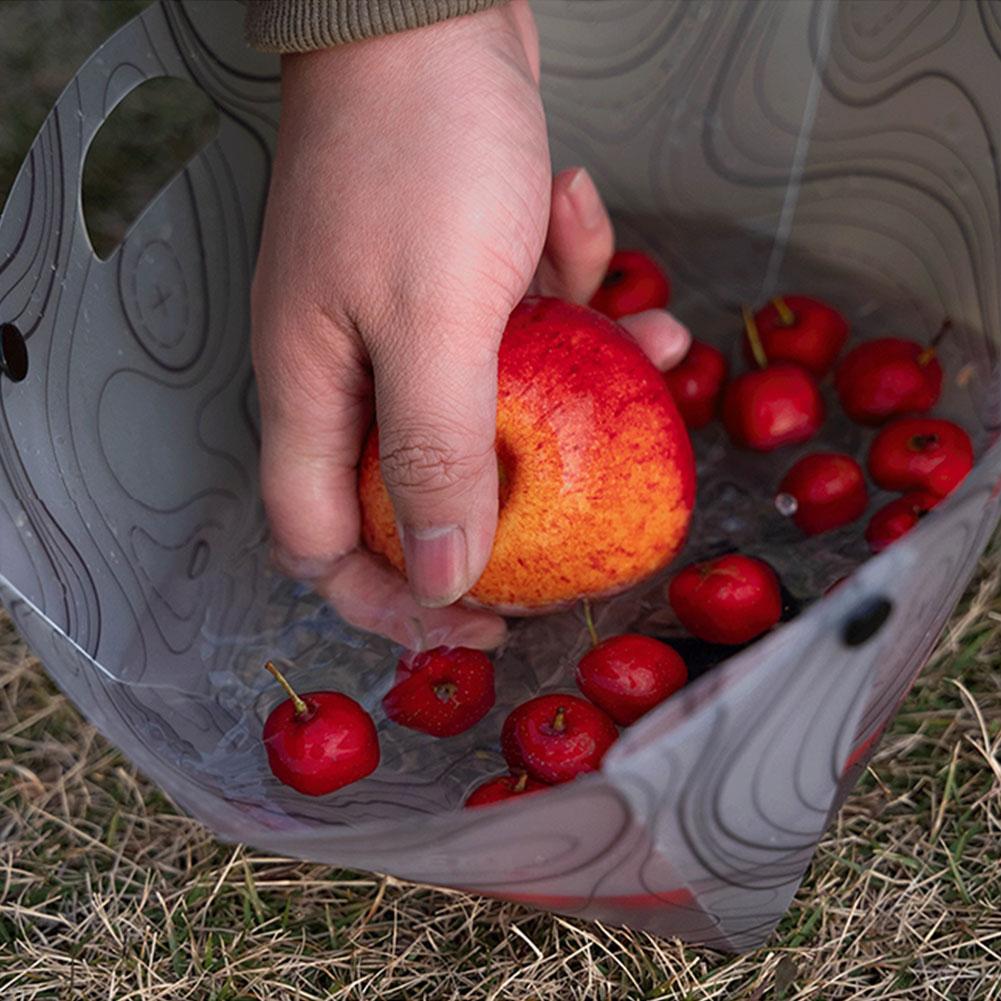 Outdoor Multi-Purpose Tableware Space Saving Ultra Light Tableware Set Reusable Plastic Bowl Plate Cup Filter for Camping Hiking