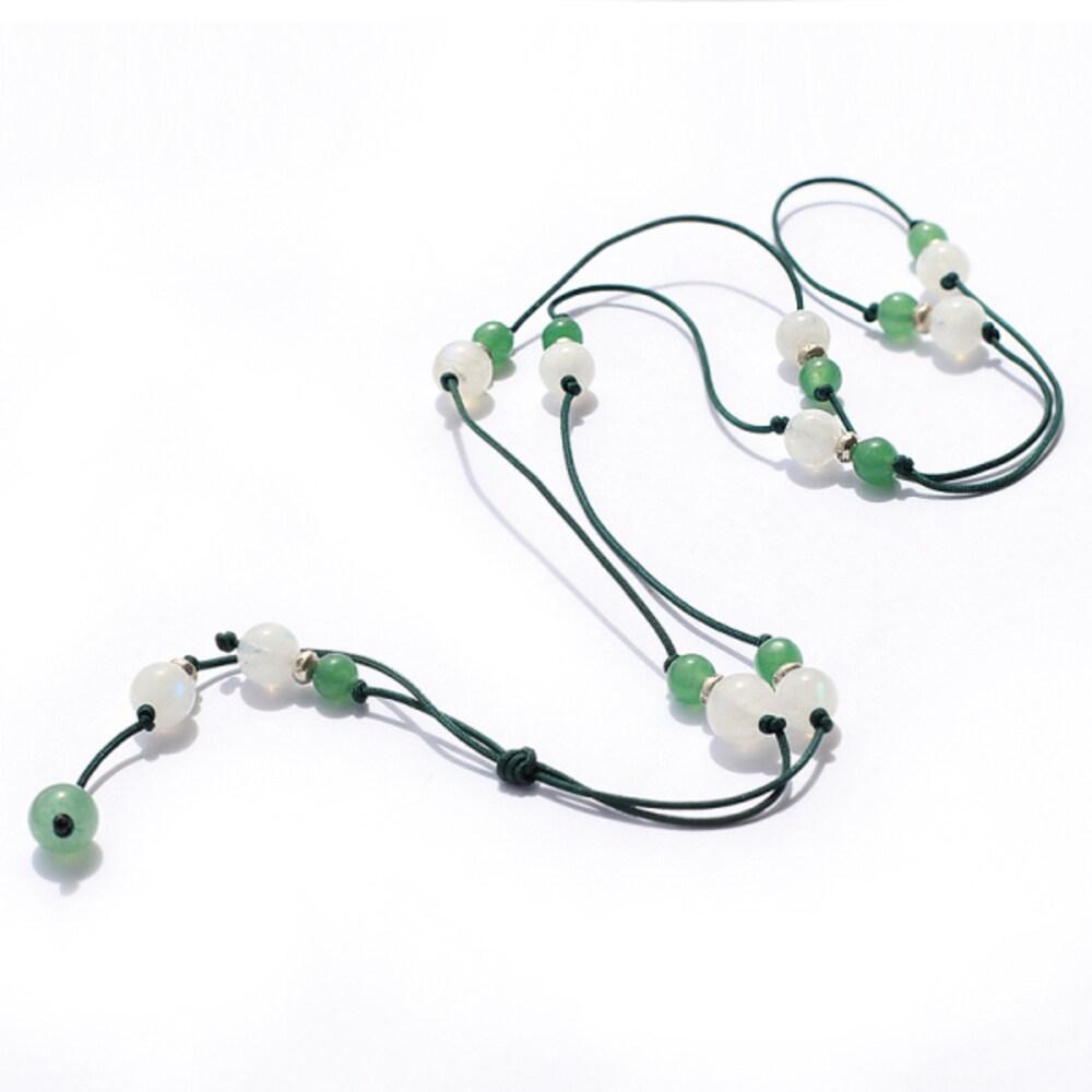 

Авантюрин Місячний камінь Намисто Натуральний Дорогоцінний Камінь Камінь Удачі Камінь Народження